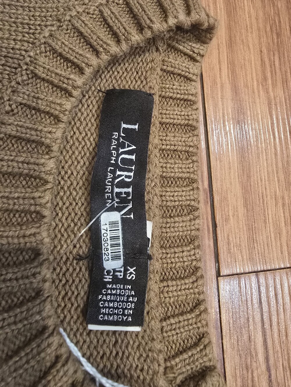 🐕 Ralph Lauren Crewneck Sweater with Beagle Dog Intarsia Knit Cotton XS RTR - Picture 12 of 13